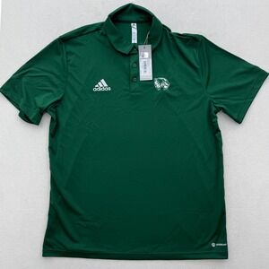 Adidas Entradas 22 Polo‎ Shirt Mens L Large Utah Valley Green Performance Golf